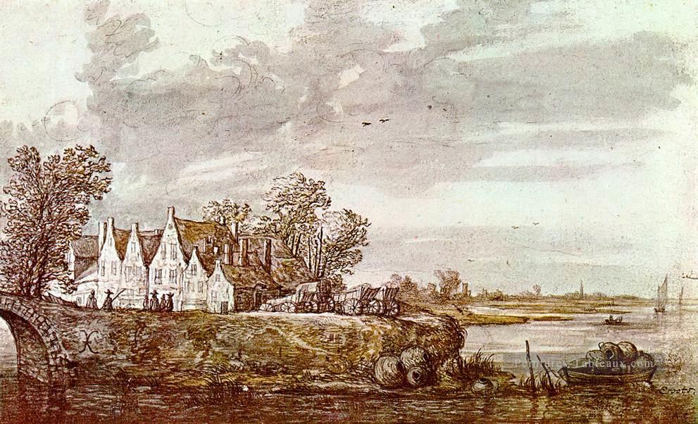Paysage 1640 paysage de campagne peintre Aelbert Cuyp Peintures à l'huile
